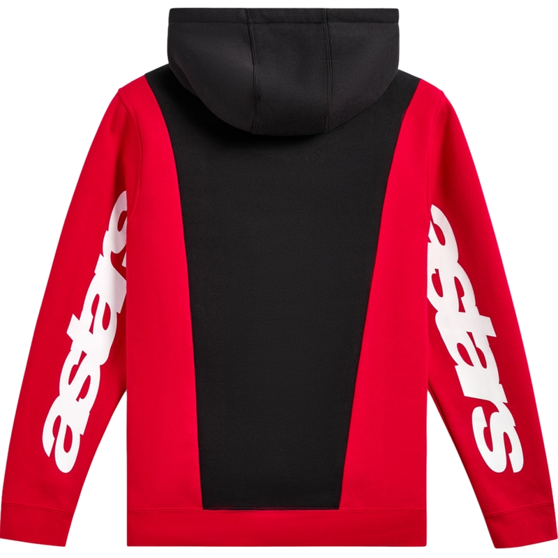 Sudadera con capucha Alpinestars Ignite negra y roja