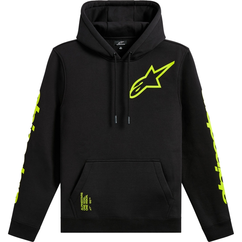 Sudadera con capucha triple negra de Alpinestars