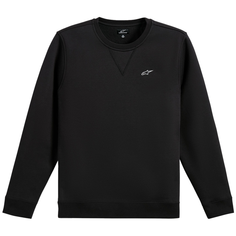 Sudadera negra con cuello redondo Alpinestars Positive