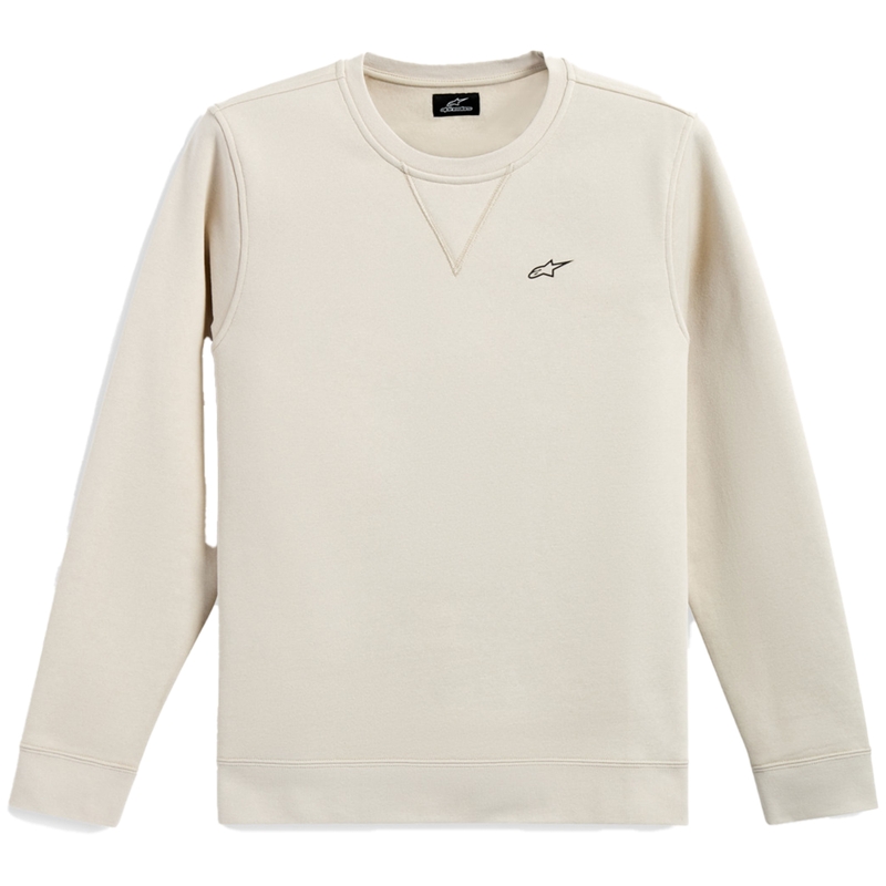 Sudadera Alpinestars Positive Crew blanca y blanquecina