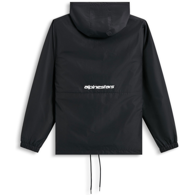 Chaqueta cortavientos Alpinestars Speeder Chromium negra y blanca