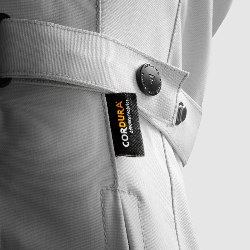 Chaqueta de moto para mujer Rebelhorn Hiflow V negro-gris-amarillo fluorescente