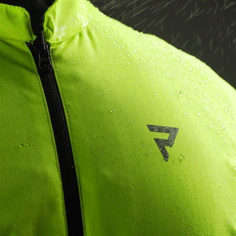 Chaqueta de moto para mujer Rebelhorn Hiflow V negro-gris-amarillo fluorescente