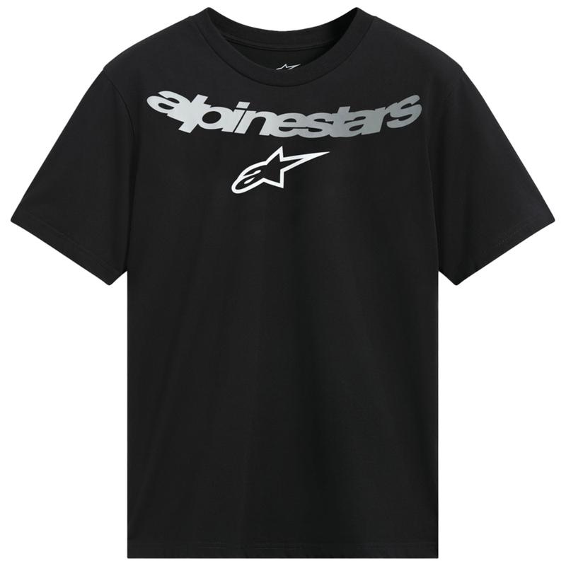 Camiseta negra con cuello CSF de Alpinestars