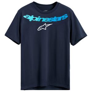 Camiseta azul con cuello CSF de Alpinestars