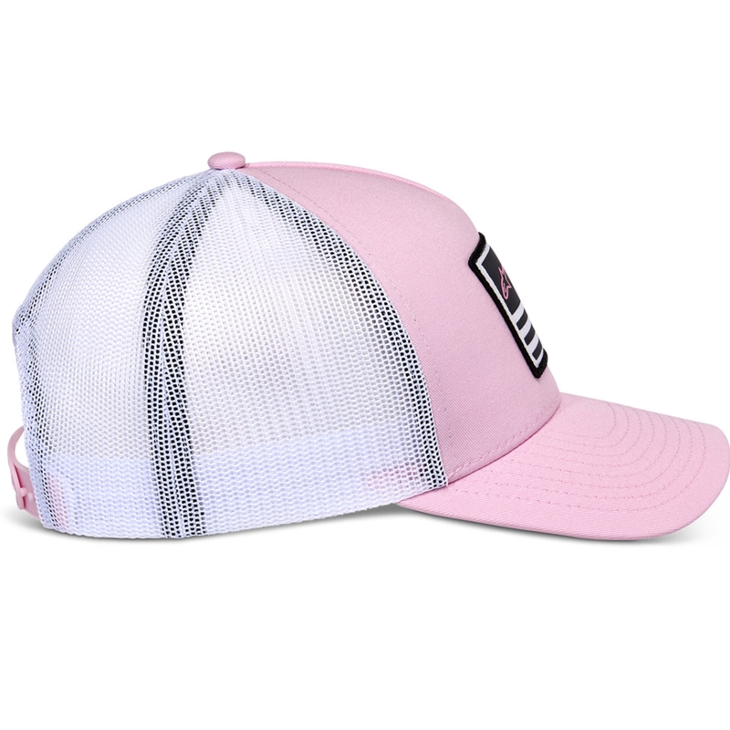 Gorra Alpinestars Flag Snap rosa-blanca