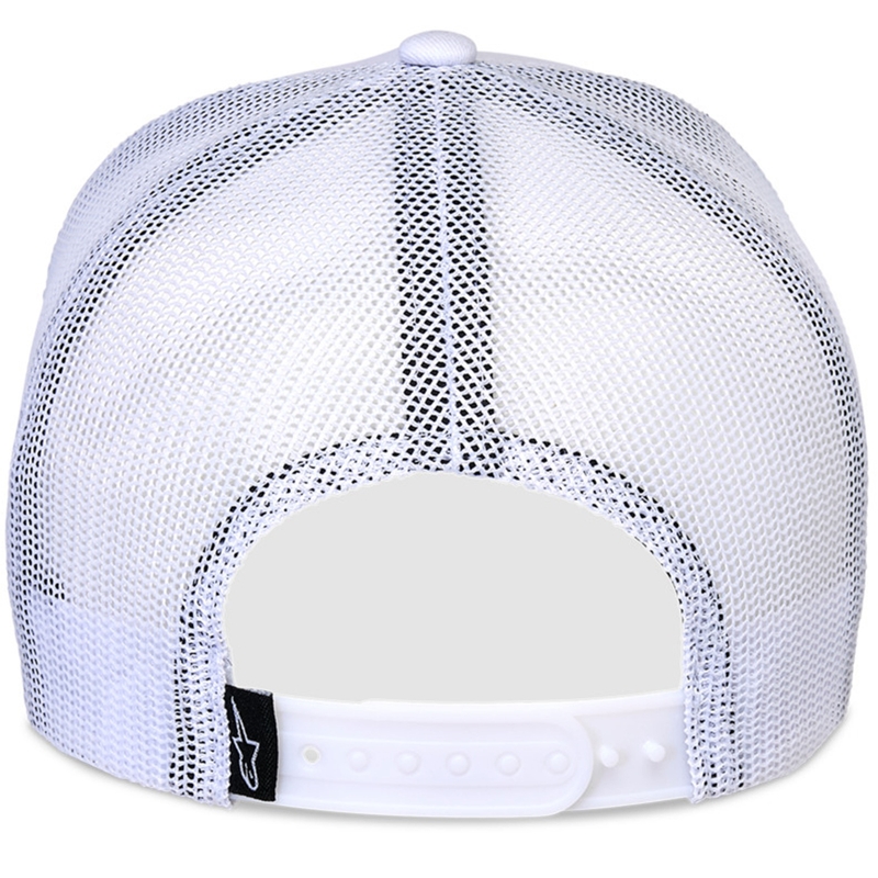 Gorra Alpinestars Flag Snap en blanco y blanco