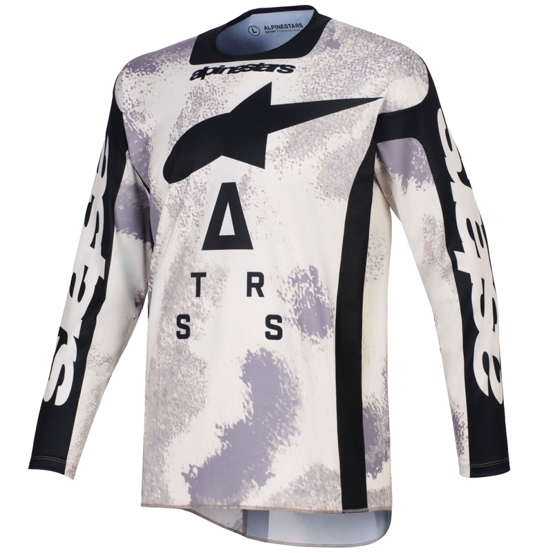 Camiseta de motocross Alpinestars Racer Lahnd con camuflaje arena
