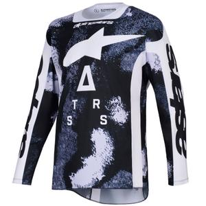 Camiseta de motocross Alpinestars Racer Lahnd en gris camuflaje
