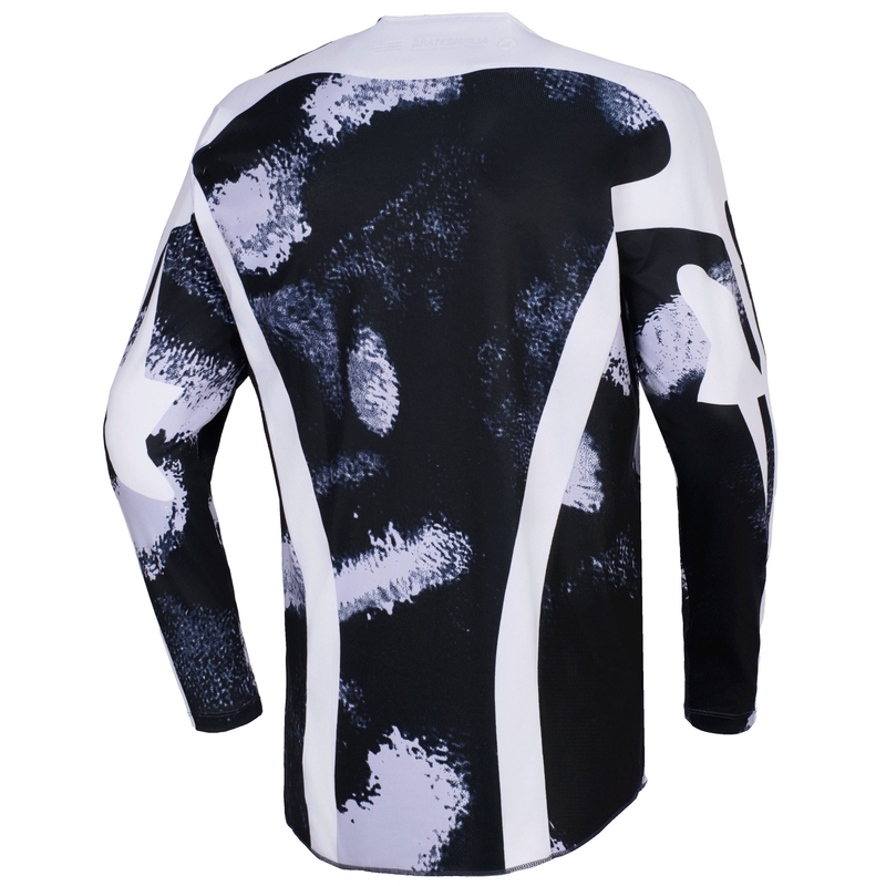 Camiseta de motocross Alpinestars Racer Lahnd en gris camuflaje