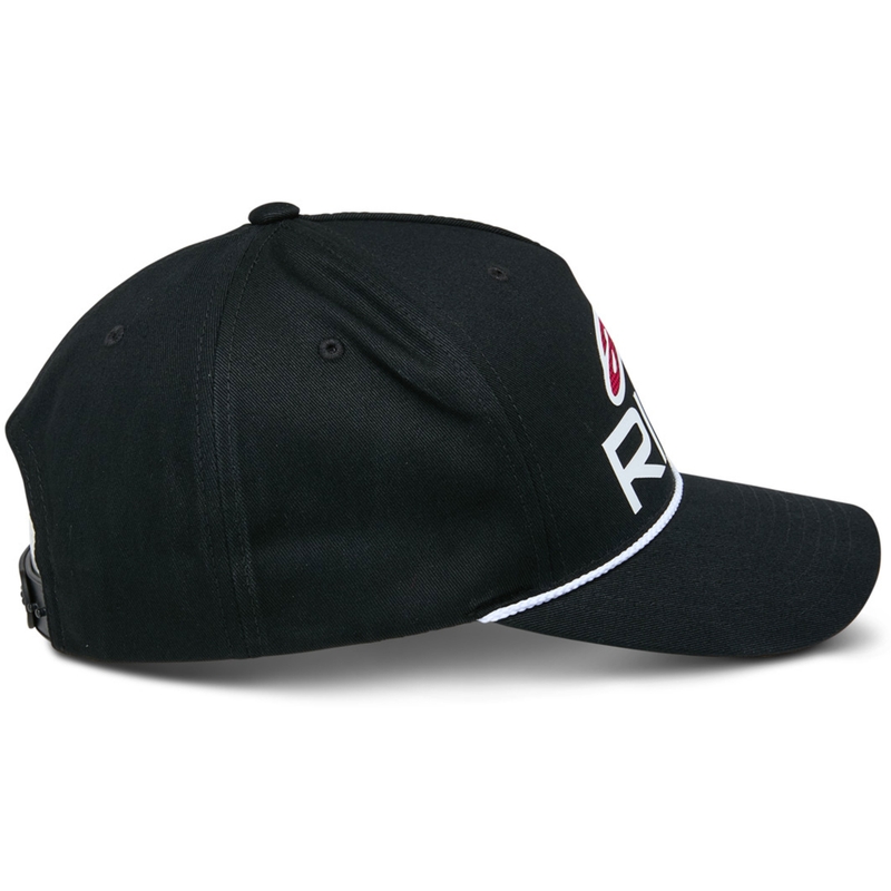 Gorra Alpinestars Ride Comp Snapback negra, blanca y roja