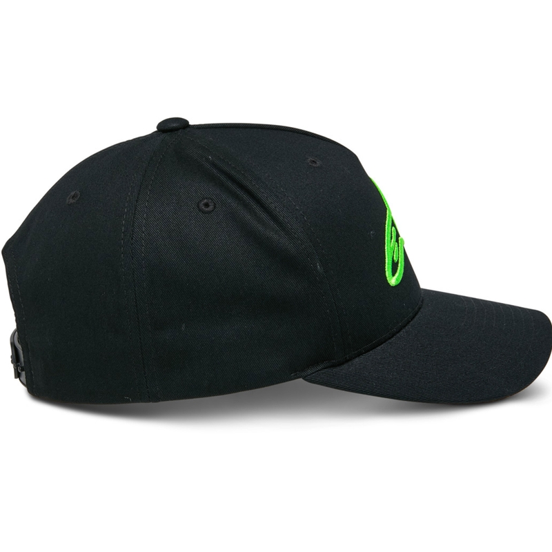 Gorra snapback Alpinestars Ageless negra y verde