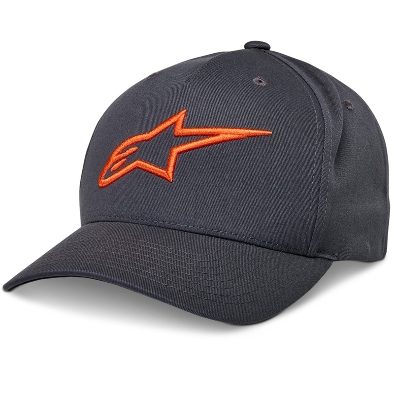Gorra snapback Alpinestars Ageless gris-naranja