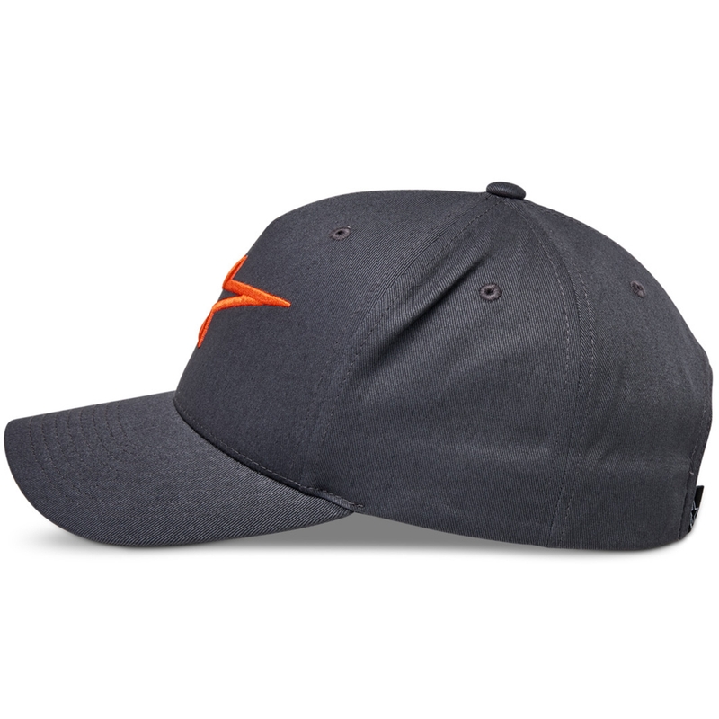 Gorra snapback Alpinestars Ageless gris-naranja