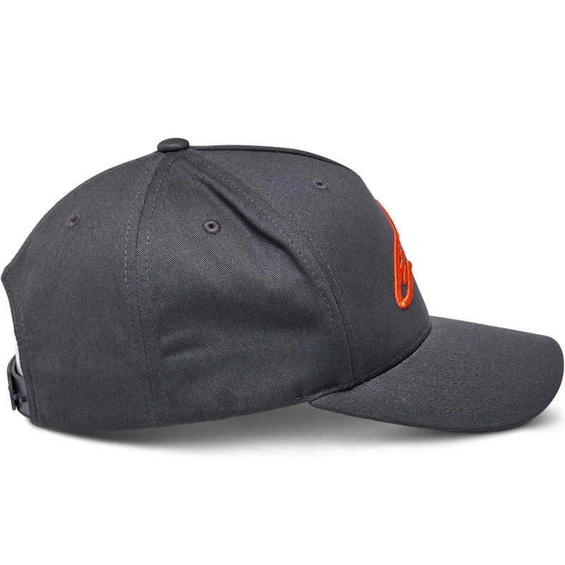Gorra snapback Alpinestars Ageless gris-naranja