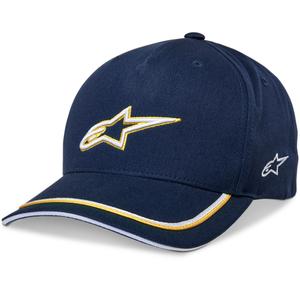 Gorra snapback Alpinestars Ascencion azul-dorada