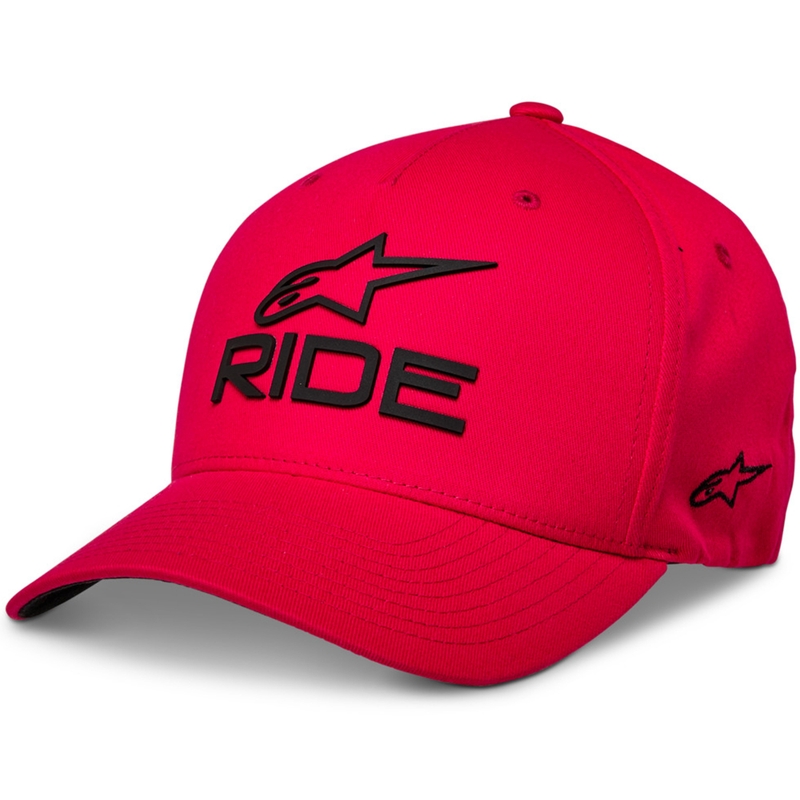 Gorra Alpinestars Ride Sonic roja y negra