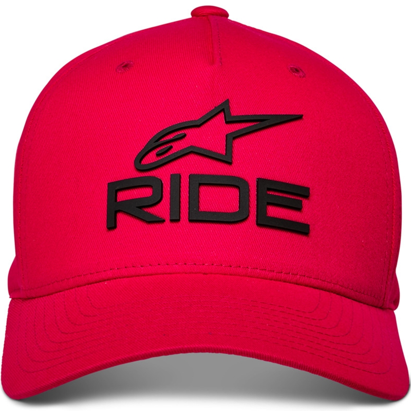 Gorra Alpinestars Ride Sonic roja y negra