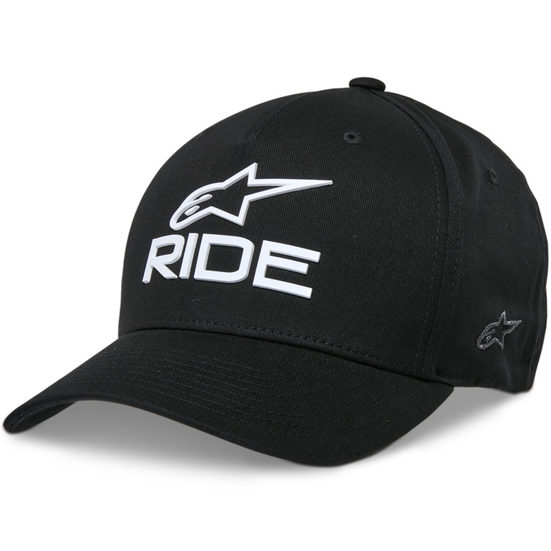 Gorra Alpinestars Ride Sonic negra y blanca