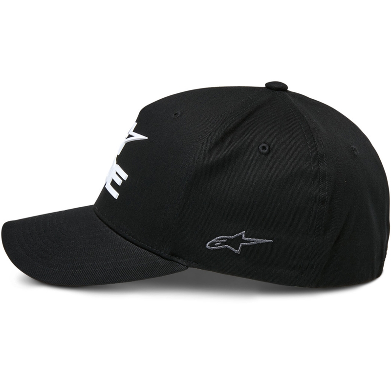 Gorra Alpinestars Ride Sonic negra y blanca