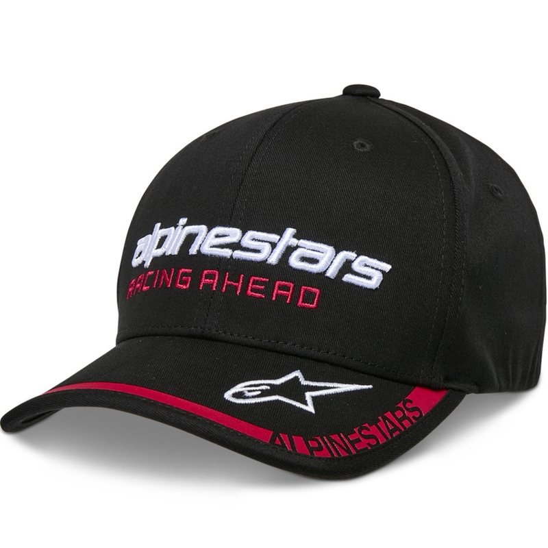 Gorra Alpinestars Ident negra y roja