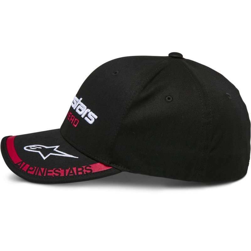 Gorra Alpinestars Ident negra y roja