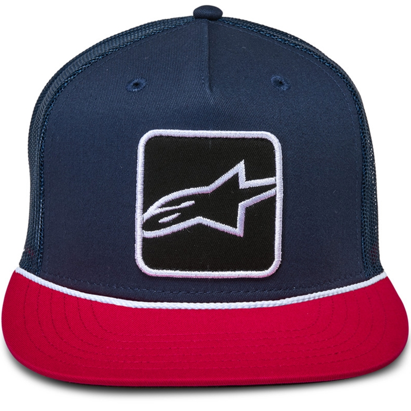 Gorra de control Alpinestars azul-azul-roja