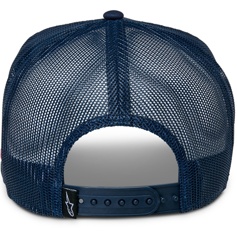 Gorra de control Alpinestars azul-azul-roja