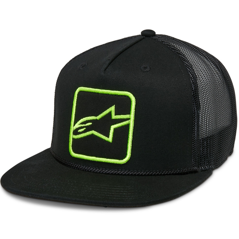 Gorra de control Alpinestars negra-negra