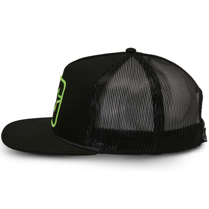 Gorra de control Alpinestars negra-negra