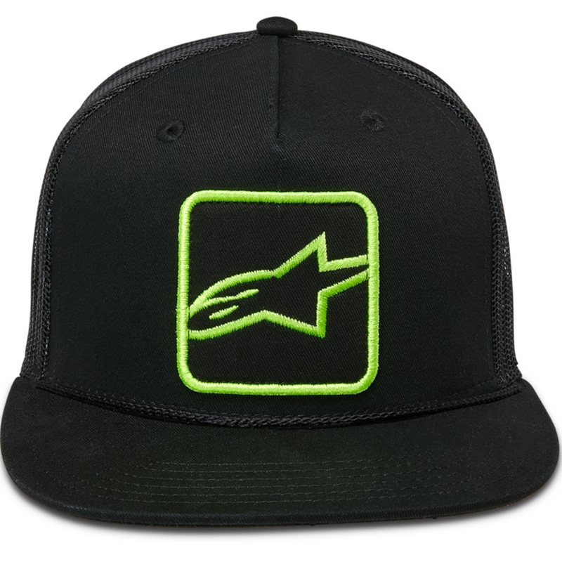 Gorra de control Alpinestars negra-negra