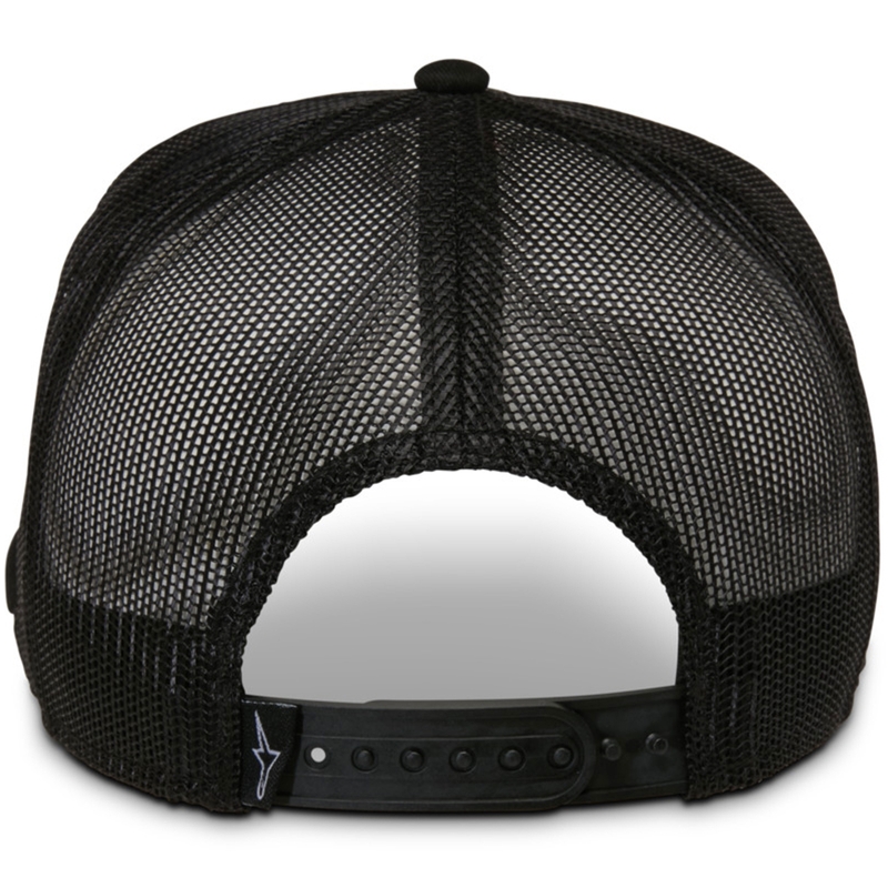 Gorra de control Alpinestars negra-negra