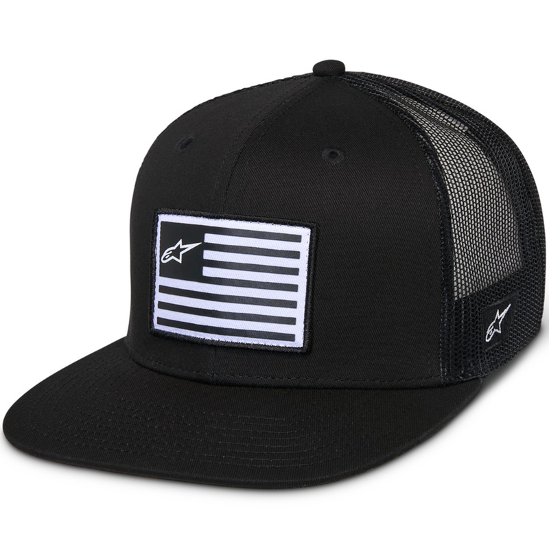 Gorra Alpinestars Flag negra-negra