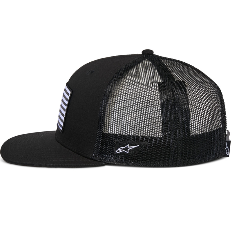 Gorra Alpinestars Flag negra-negra