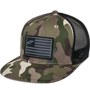 Gorra Alpinestars Flag verde camuflaje-negro