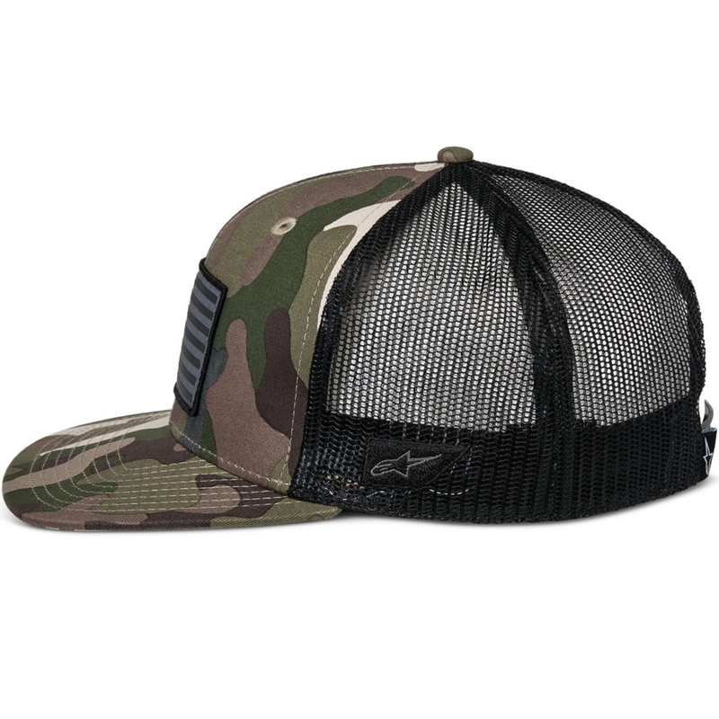 Gorra Alpinestars Flag verde camuflaje-negro