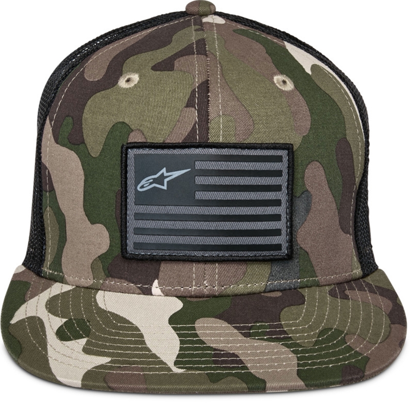 Gorra Alpinestars Flag verde camuflaje-negro