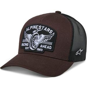Gorra con parche Heritage de Alpinestars, color marrón y negro