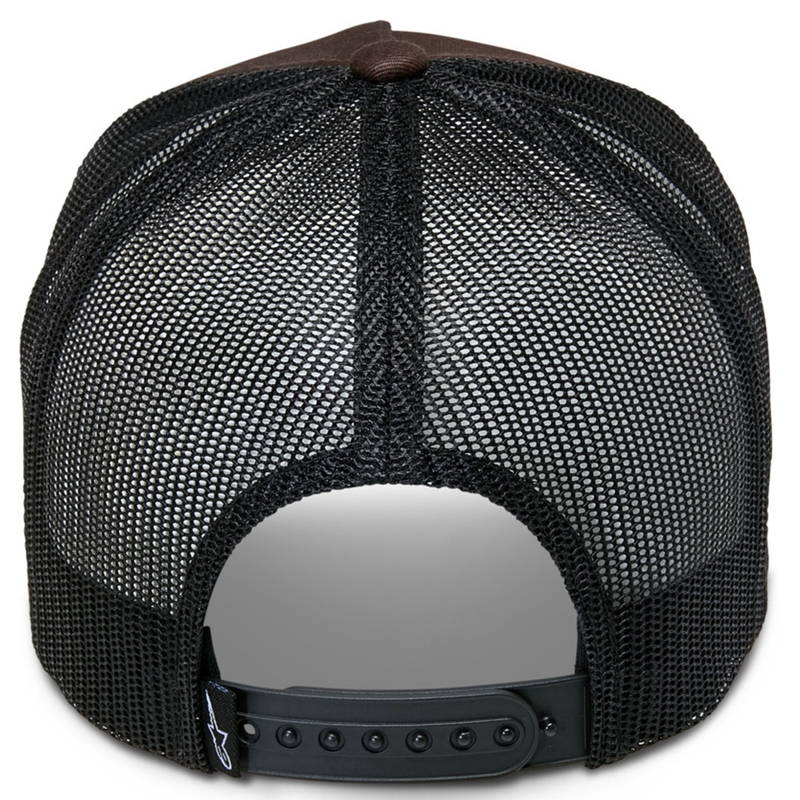 Gorra con parche Heritage de Alpinestars, color marrón y negro