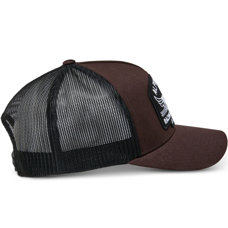 Gorra con parche Heritage de Alpinestars, color marrón y negro