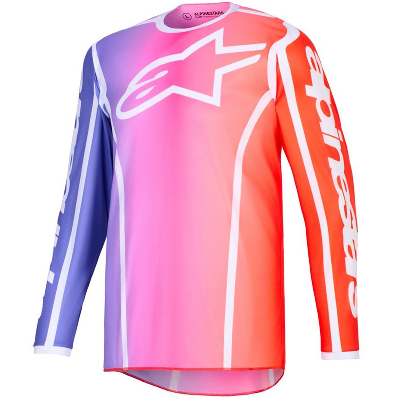 Camiseta de motocross Alpinestars Fluid Apex multicolor