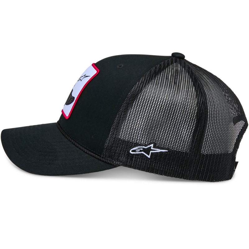 Gorra con bota Alpinestars negra-negra