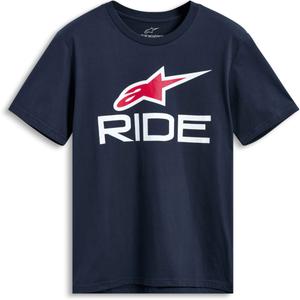 Camiseta Alpinestars Ride 4.0 CSF azul-blanca-roja