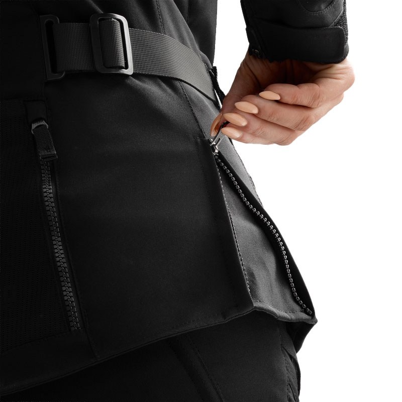 Chaqueta de moto para mujer Rebelhorn Hardy 3.0 negra