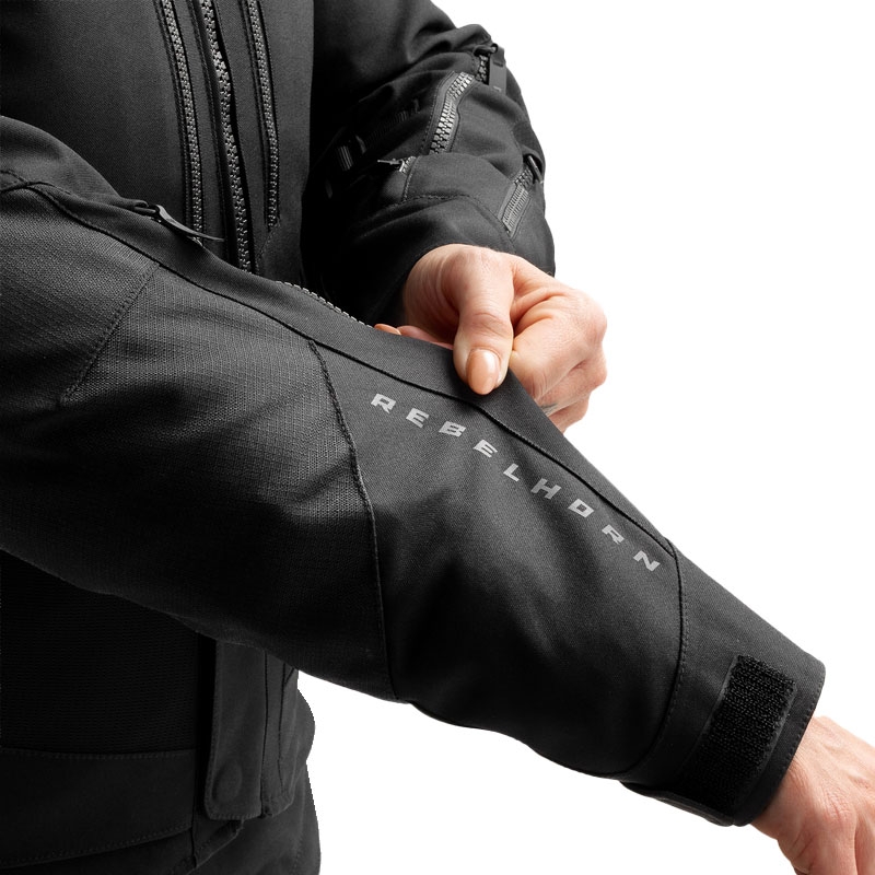 Chaqueta de moto para mujer Rebelhorn Hardy 3.0 negra