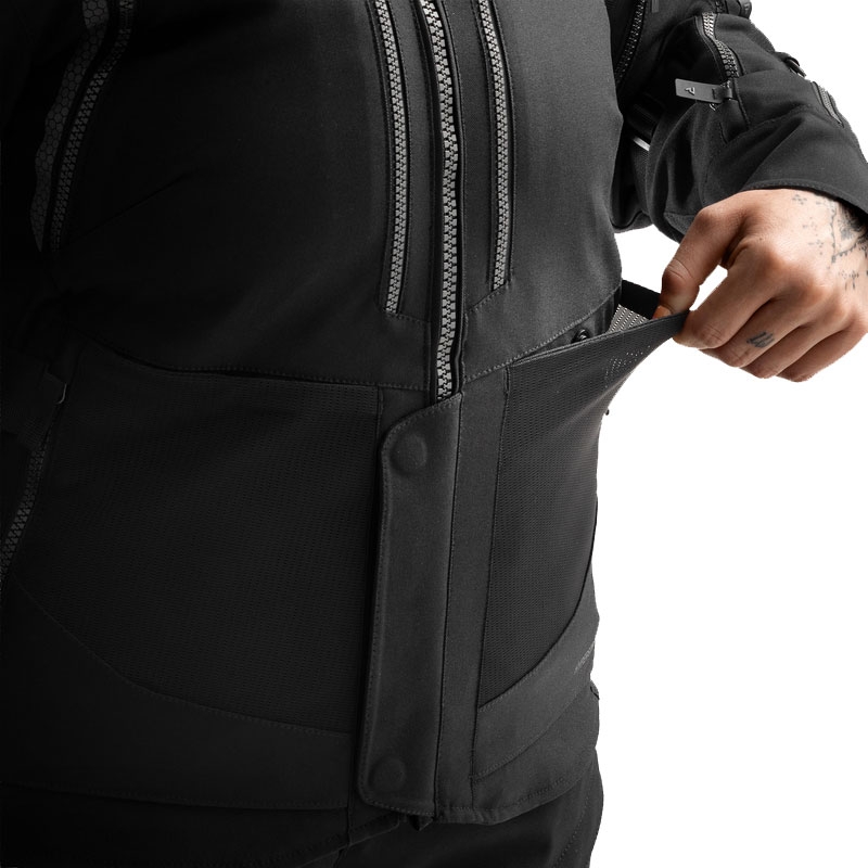 Chaqueta de moto para mujer Rebelhorn Hardy 3.0 negra