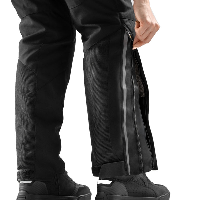 Pantalones de moto para mujer Rebelhorn Hiflow V negros