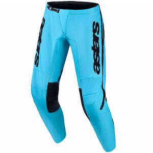 Pantalones de motocross Alpinestars Stella Fluid Apex para mujer, color turquesa y negro