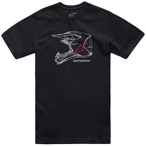 Camiseta Alpinestars MX Casco CSF negro