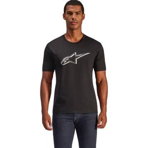 Camiseta Alpinestars Ageless Shadow CSF en blanco y negro